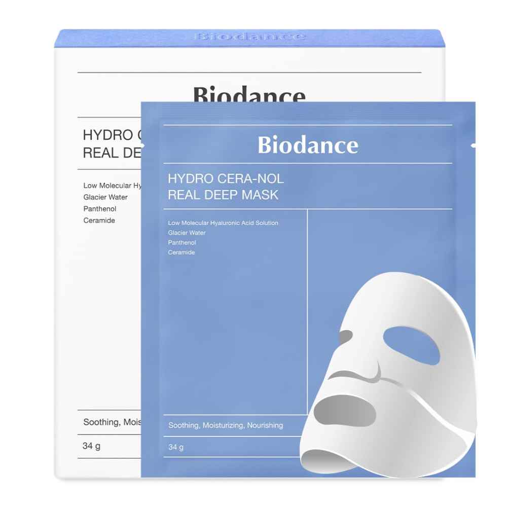 Biodance – Hydro Cera-Nol Real Deep Mask, 4 × 34 g