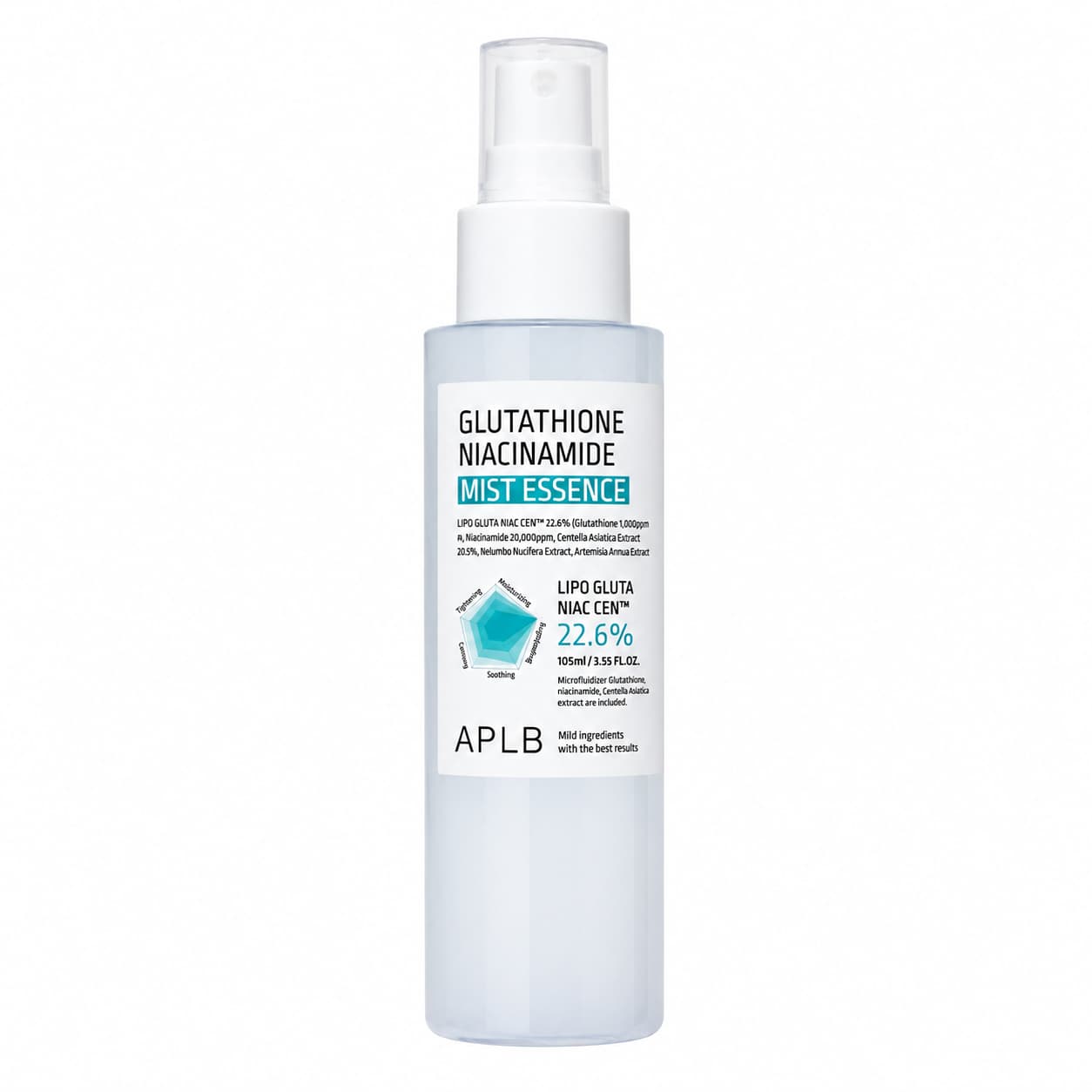 APLB – Glutathione Niacinamide Mist Essence, 105 ml