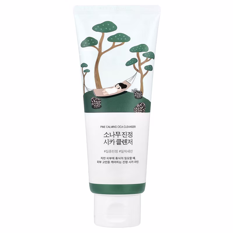 Round Lab – Pine Calming Cica Cleanser, 150 ml